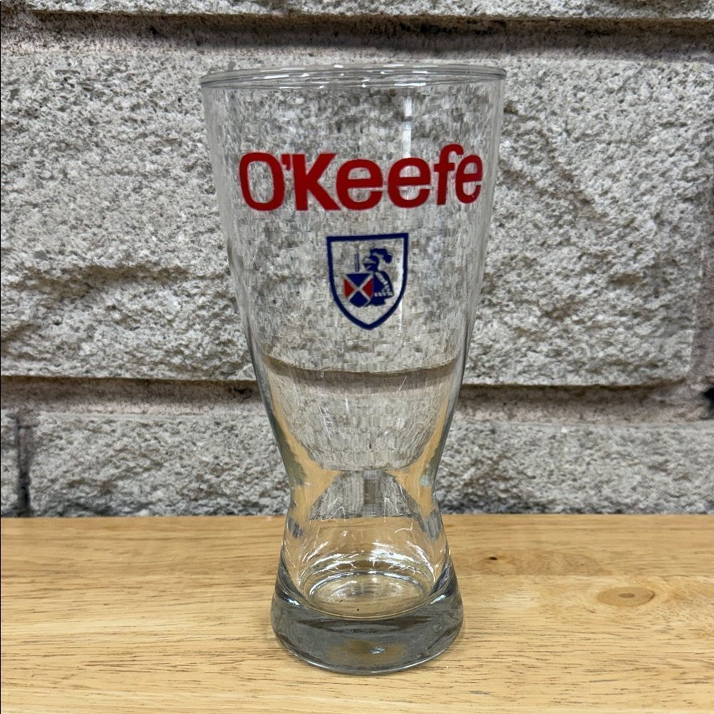 Vintage O’Keefe Clear Glass Beer Mug